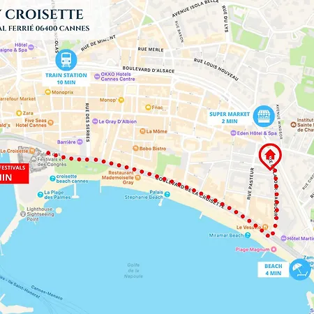 Apartment Le Cozycroisette - Centre - 6 Personnes Cannes